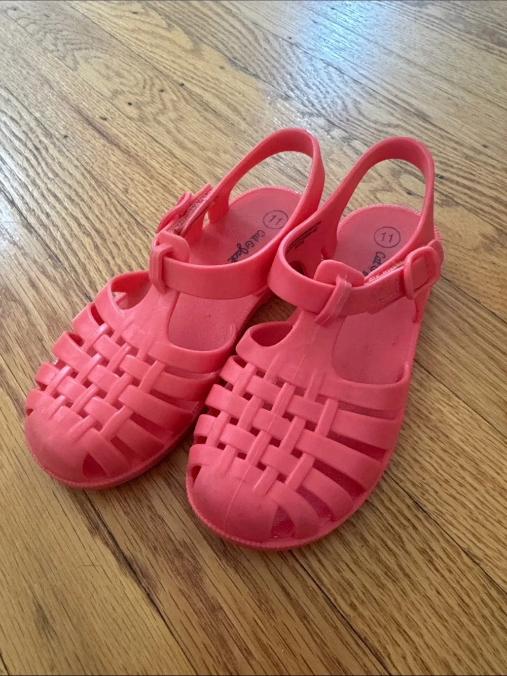 Cat & Jack Coral Pink Jelly Sandals for Kids